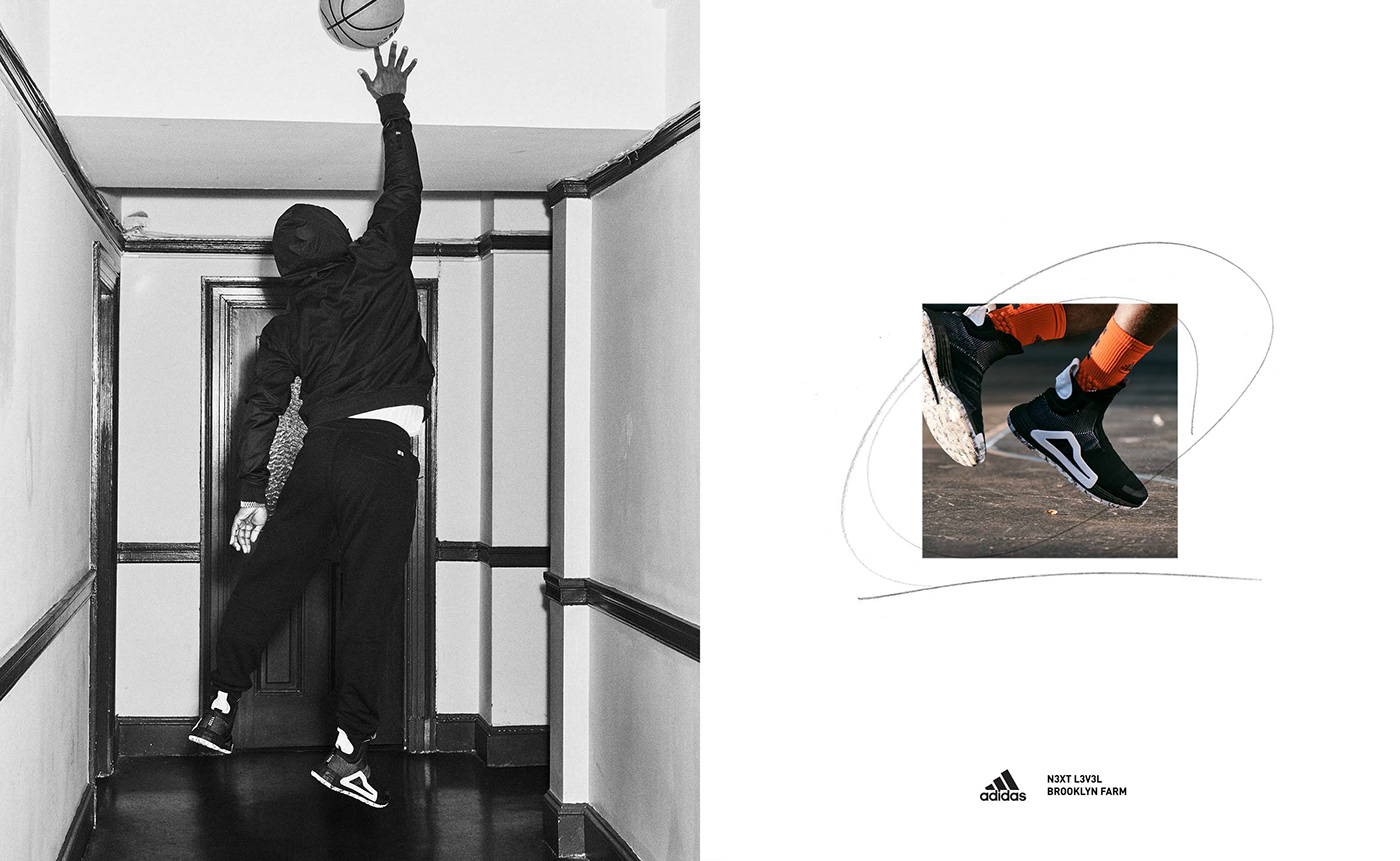 adidas art direction  basketball campaign graphic design  identity Photography  typography  