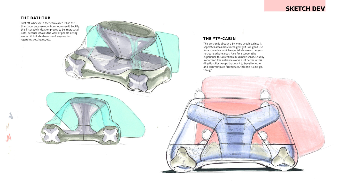 cardesign transportationdesign teenage mobility Autonomous sketch industrialdesign productdesign design volkswagen