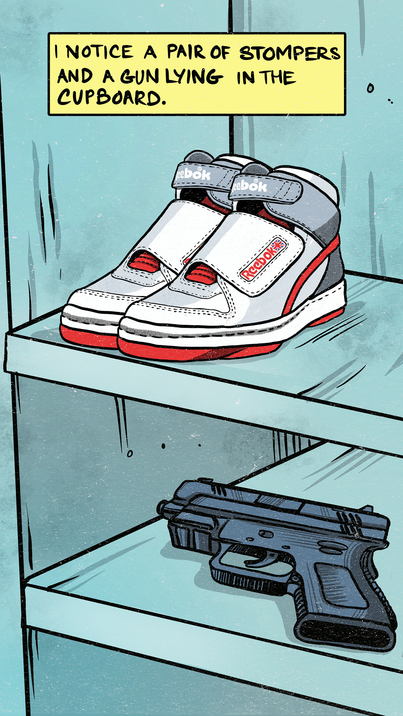 aliens comics reebok Retro shoes timelapse