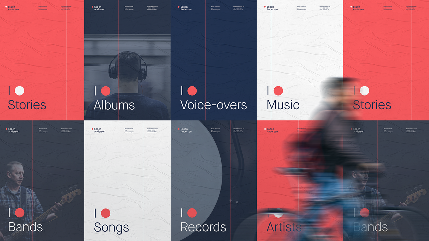 digital music recording Audio identity visual identity interactive visualizer