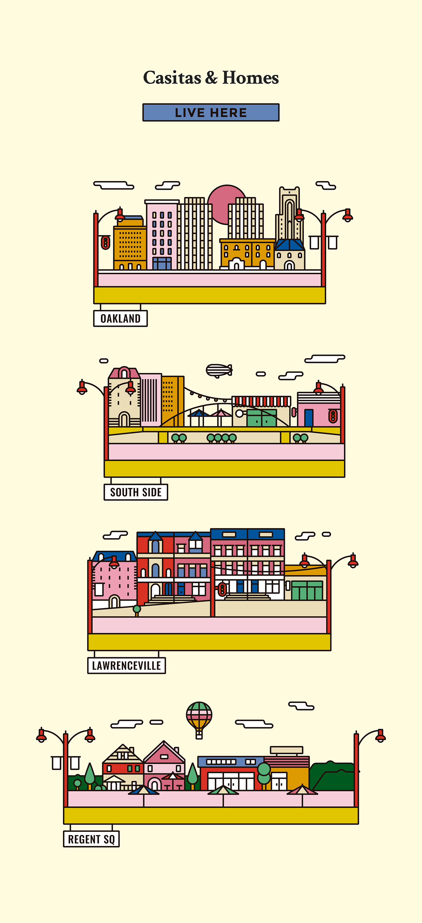 infographic city building map ILLUSTRATION  magazine united states editorial iconography country