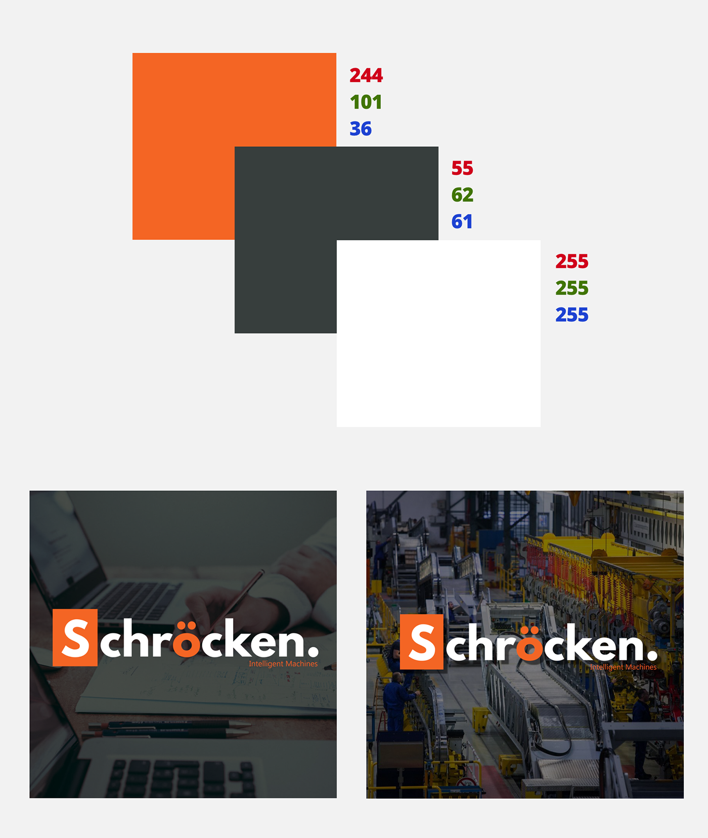 Schrocken Intelligent Machines : Logo and Website branding  design German Design