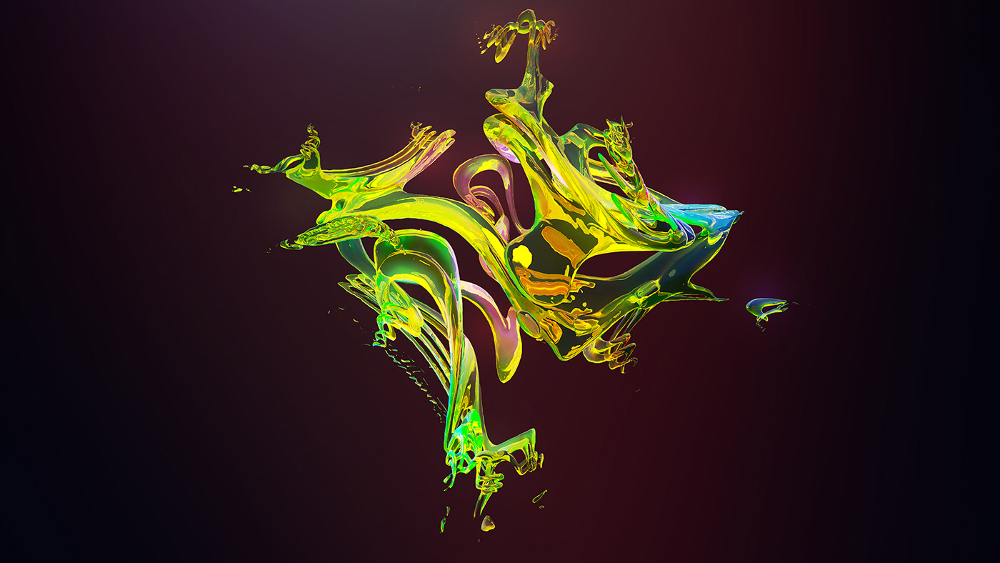 3D abstract fractal glass wallpaper desktop Album