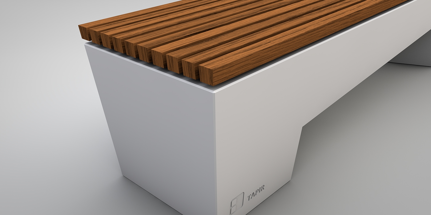 betonbank.de new model concrete bench design furniture Outdoor garden Tapir