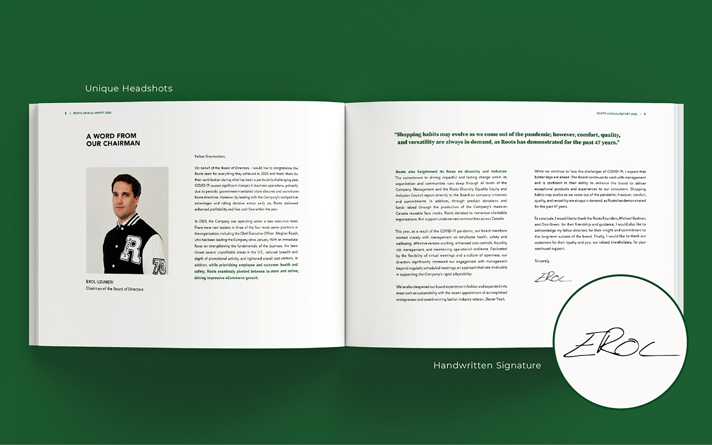 annual report data visualization Digital Art  editorial design  graphic design  green InDesign Layout Outdoor Photography 