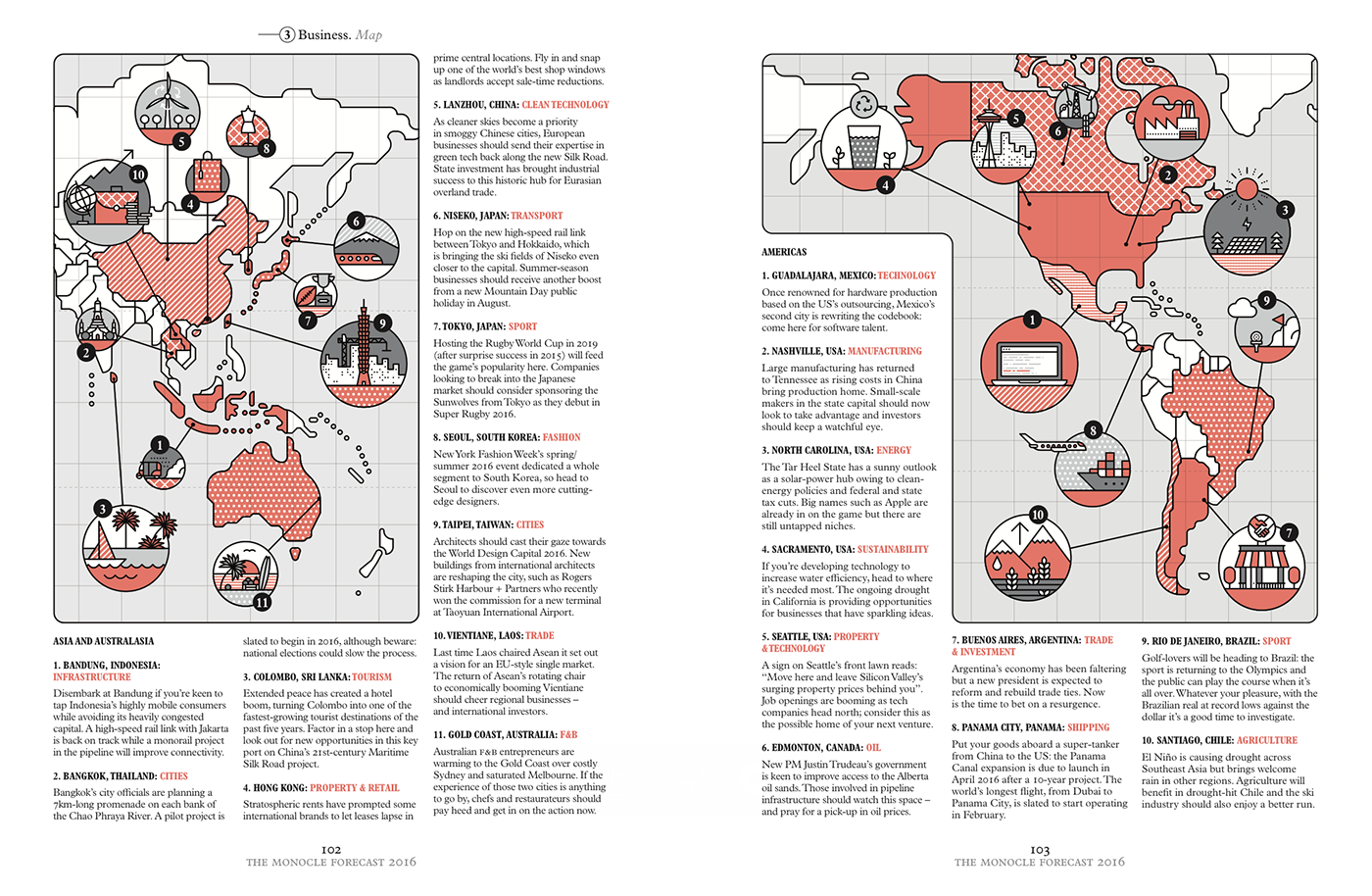 Monocle forecast tamerkosel tamer kosel tamer koseli editorial map pattern magazine