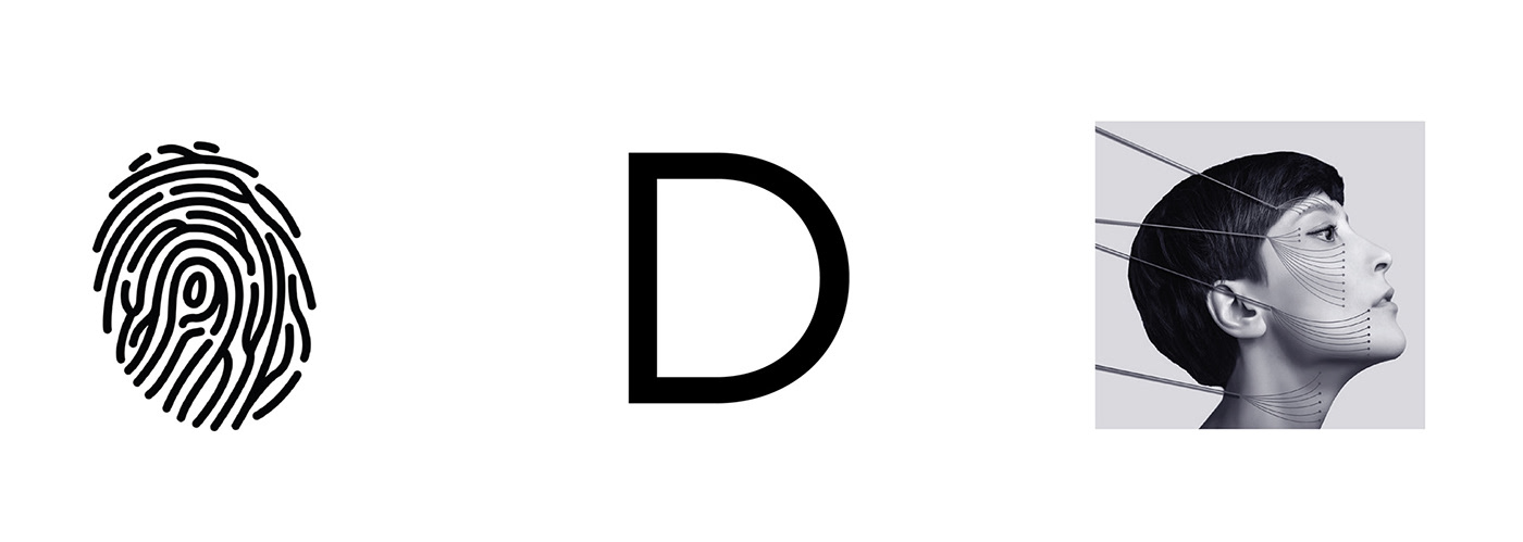 branding  derma logo medical UI ux visual identity