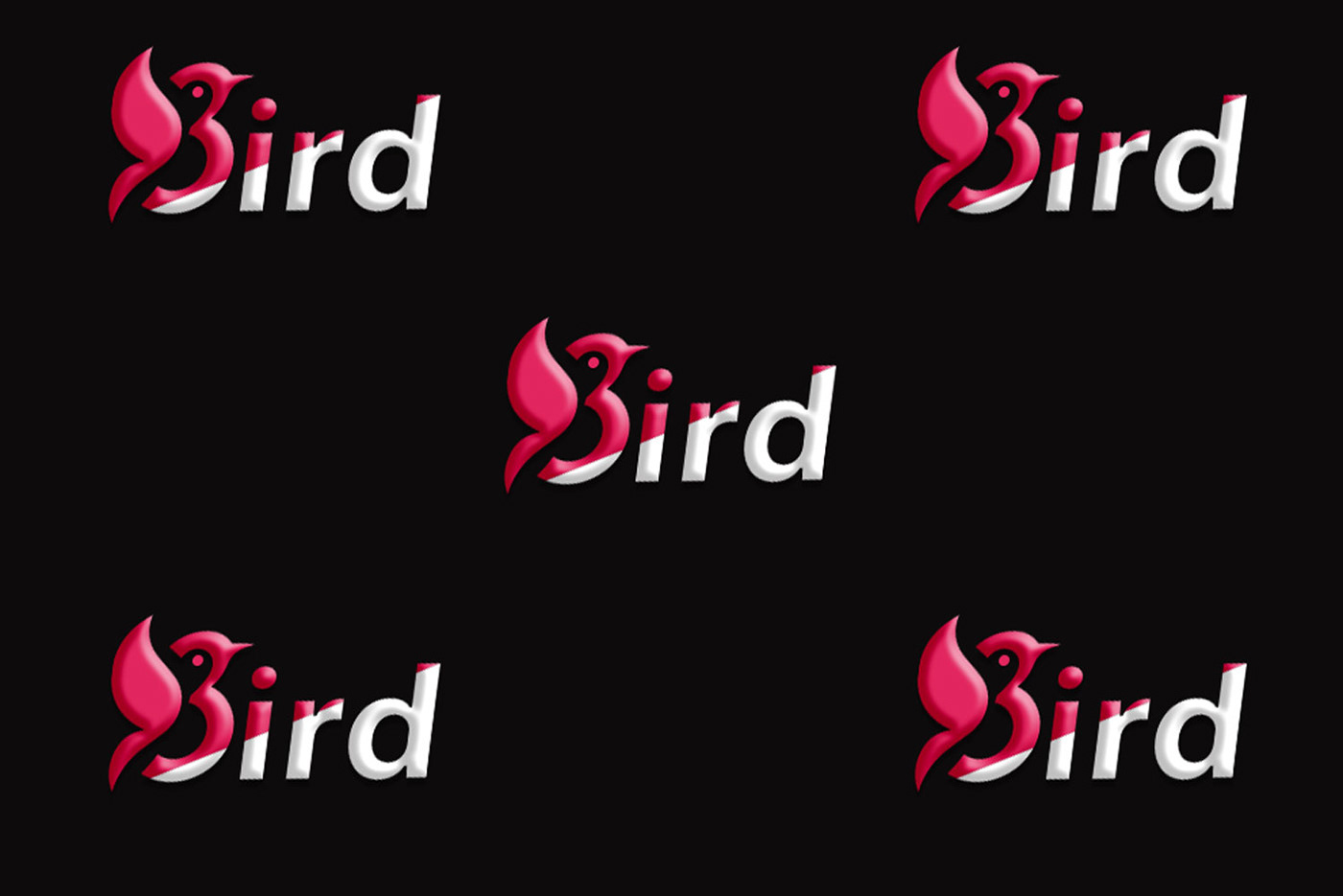 bird logo bird birds animals ILLUSTRATION  logo branding  design brand identity Logo Design
