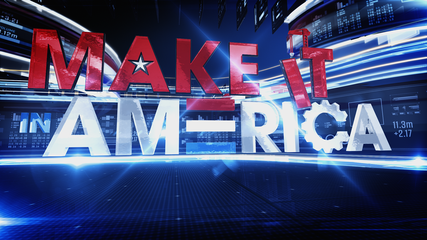 wireframes logo motion graphics  america manufacturing business work in progress broadcast CNBC