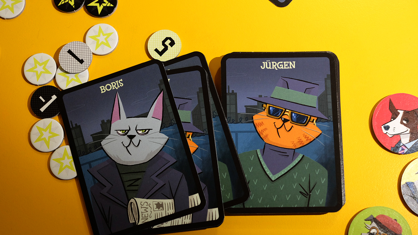 ILLUSTRATION  cardgame boardgame devir geek game detective animals