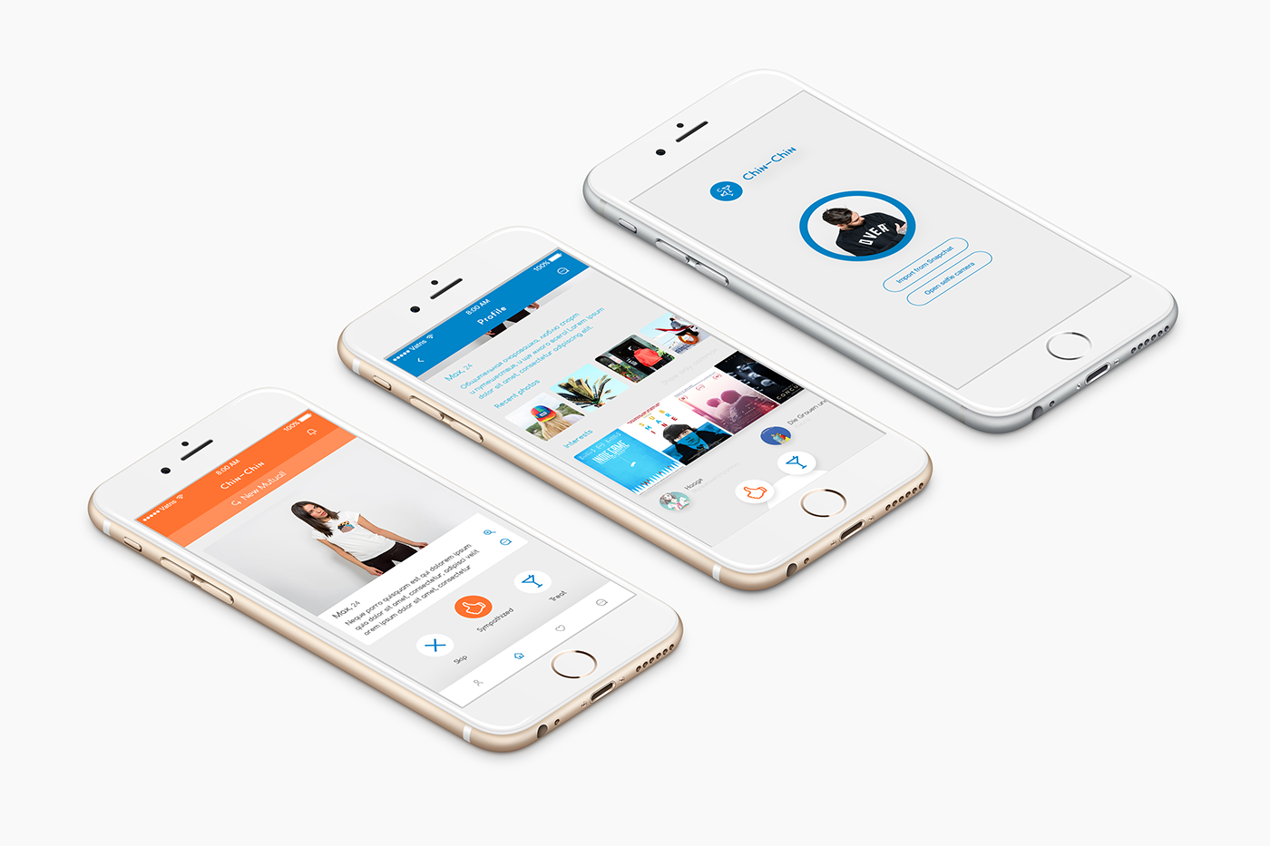 Mockup ui design iOS App animation  Interaction design  social network motion design color palette Logo Design