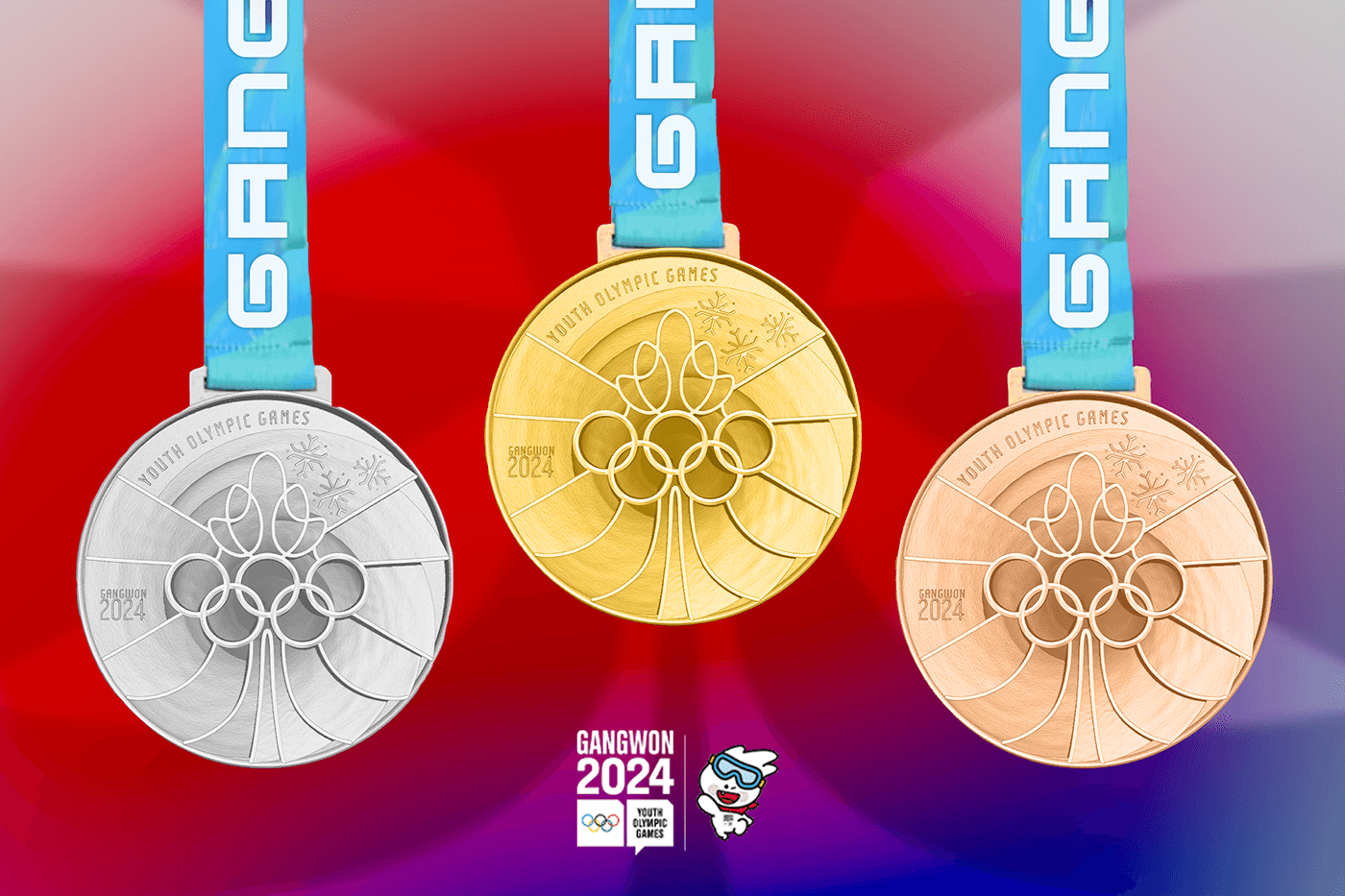 Medal medals Medal Design Olympics Olympic Games sports Gangwon 2024 winter olympics