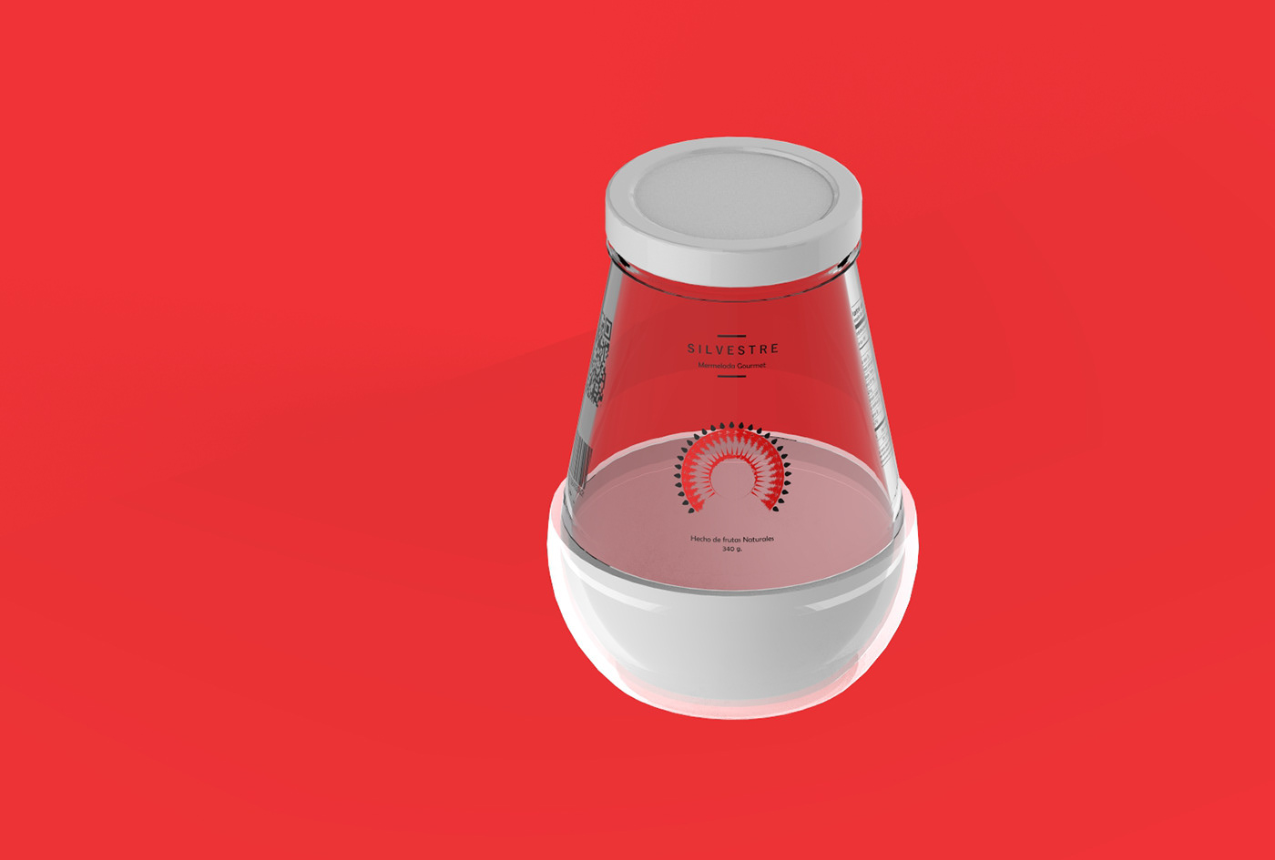 envase Render keyshot diseño industrial design 3D лого vidrio