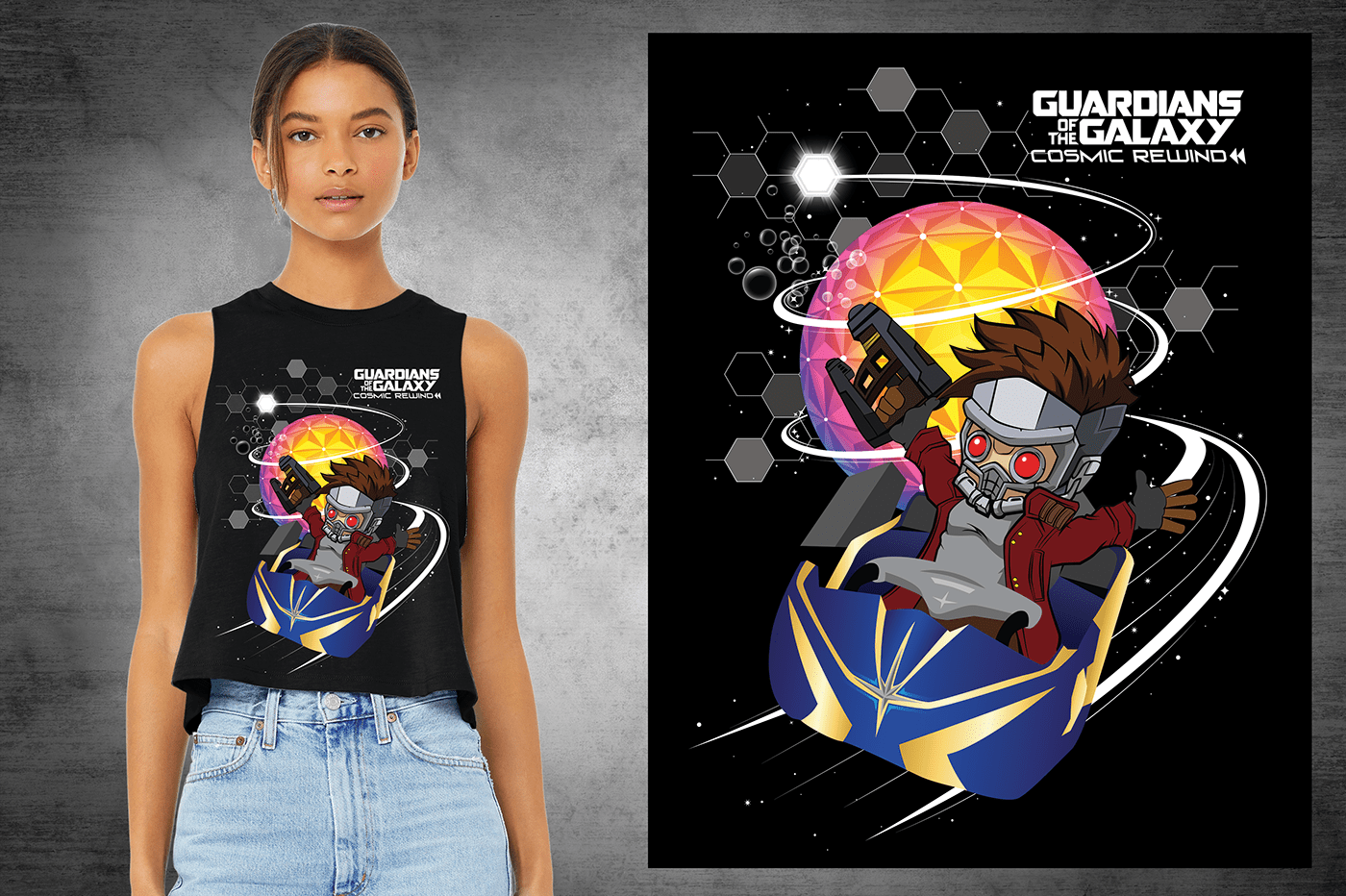 Digital Art  Drax epcot gamora groot guardians of the galaxy mantis marvel Rocket Raccoon star lord