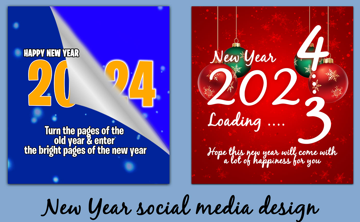 happy new year new year 2024 Social media post New Year Post New Year design creative ads new year eve Creative Design creative post facebook creative ads