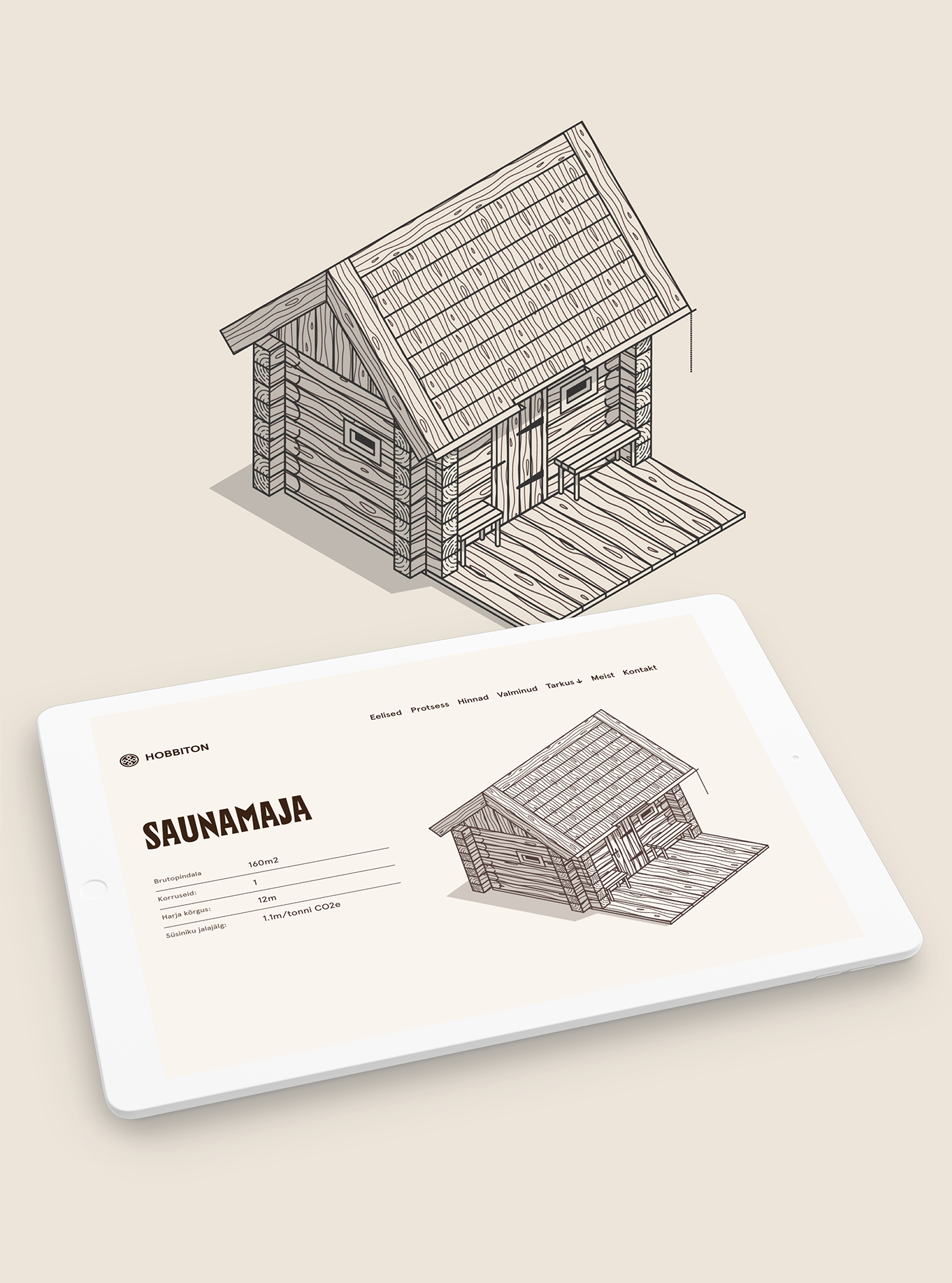 Isometric icons iconset ILLUSTRATION  house technical wood construction grid Sauna