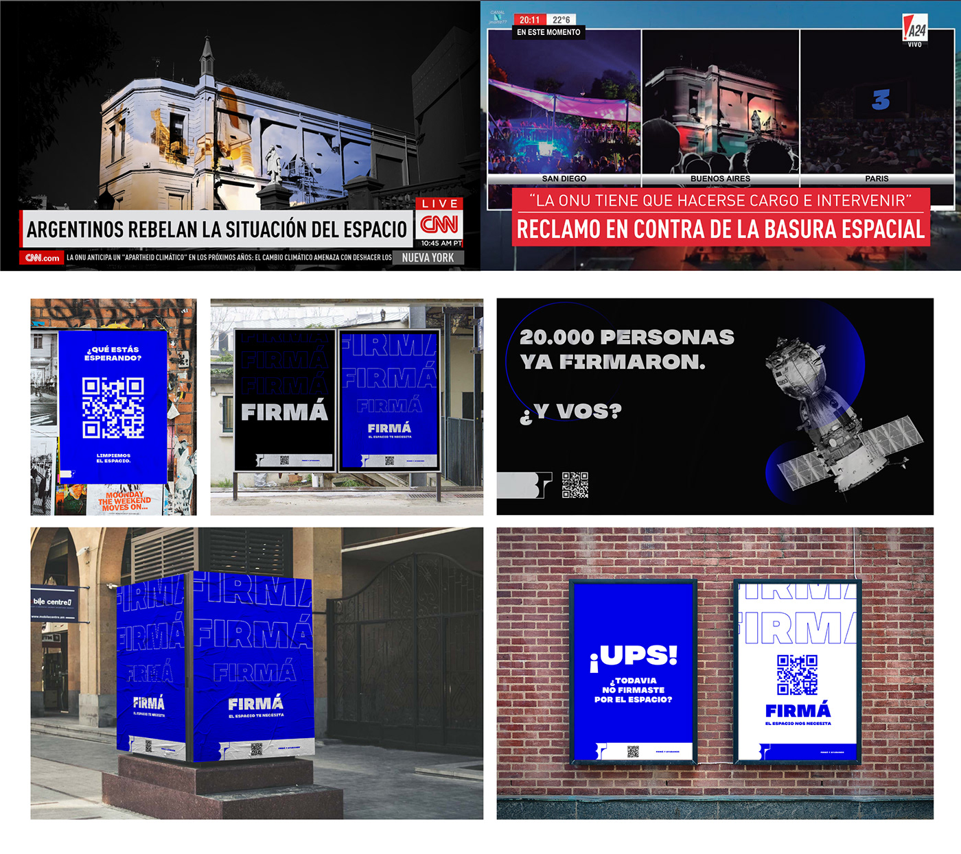 branding  brand Space  blue typography   fadu Manifestation ong brand identity