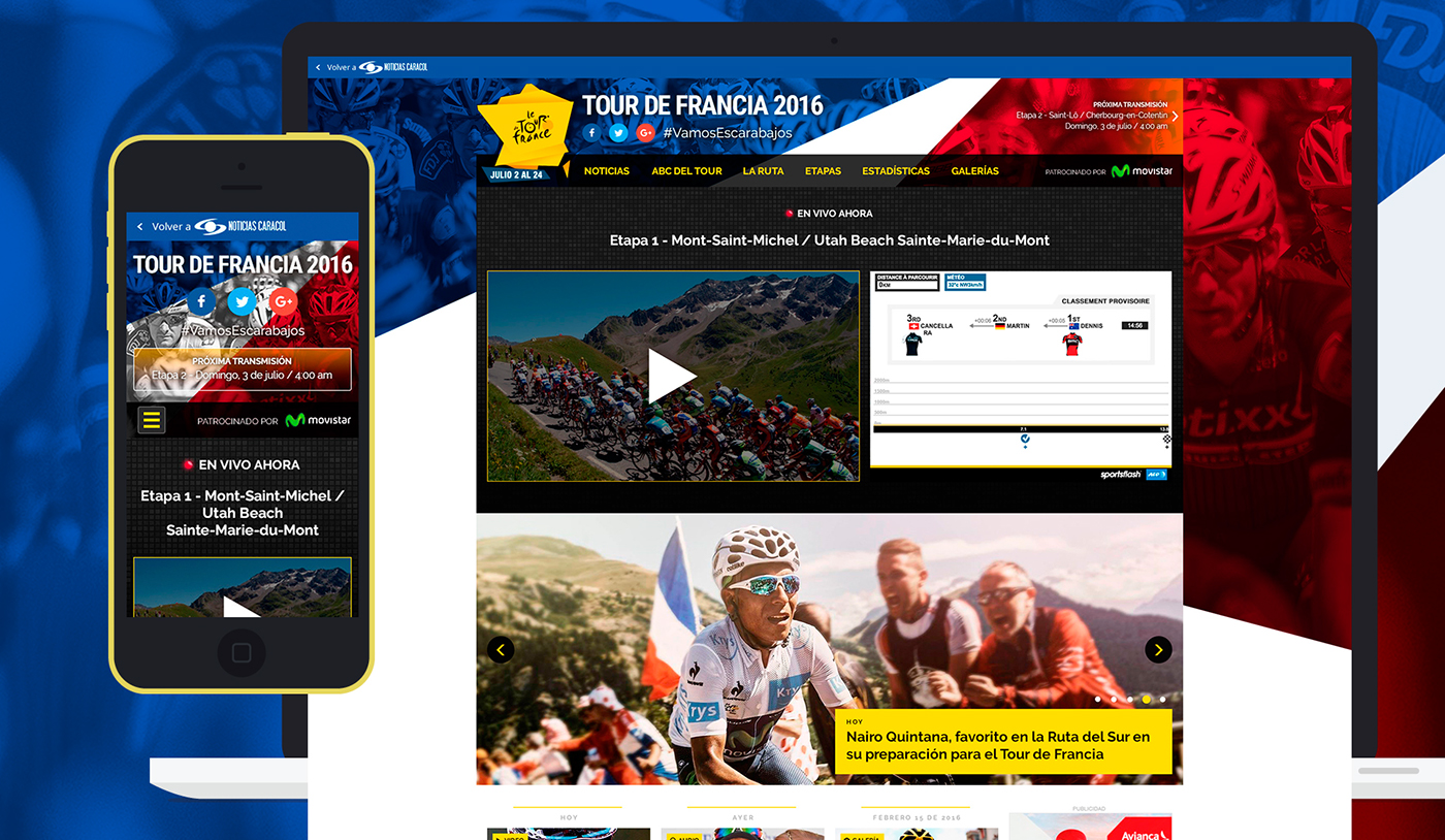 noticias caracol colombia oscar rio Tour de France Deportes sports Awards Olympics