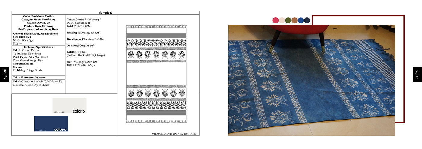 block print dyes home indian Indigo natural dyes NIFT prints Sustainable textile