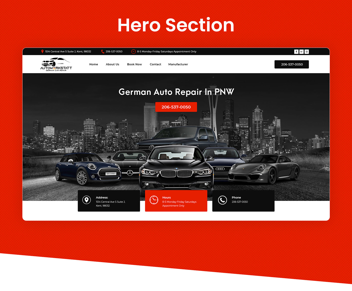 Auto Repair Auto Repair Services auto repair shop brandingdesign Figma landing page shop UI/UX Web Design  Website