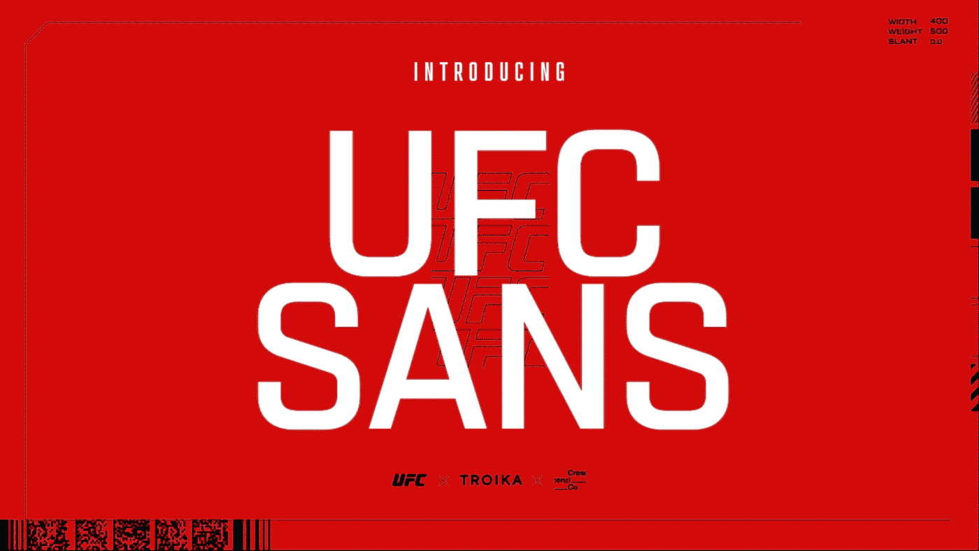 brand identity font MMA sport sports type design Typeface typography   UFC Variable Font