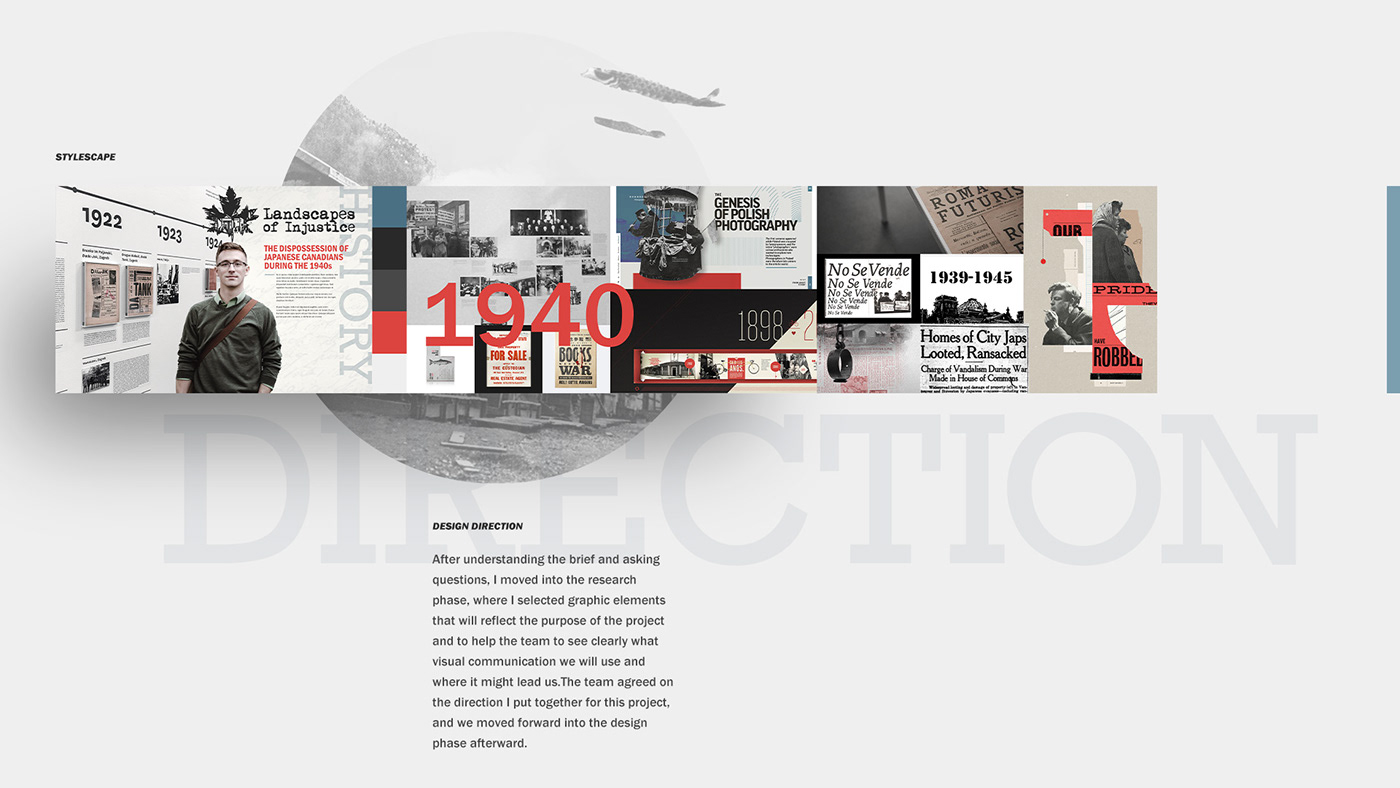 Canada Education history web site Webdesign