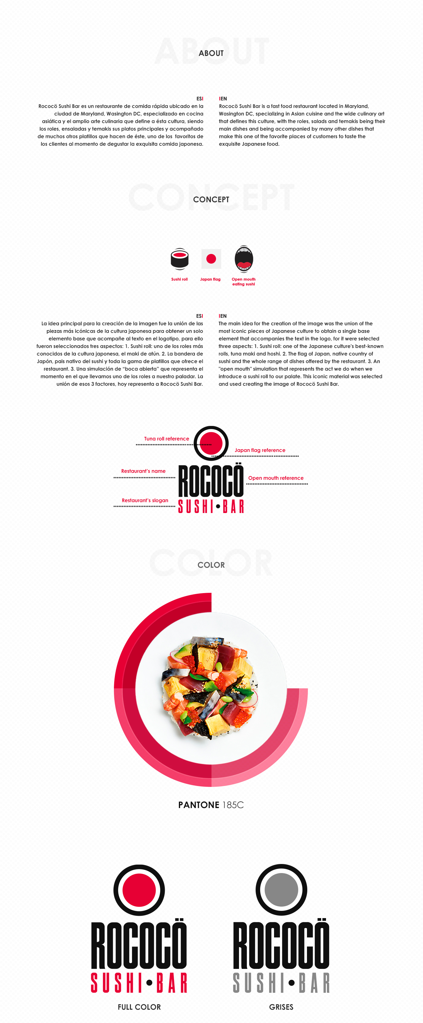 Sushi diseño design branding  corporative image