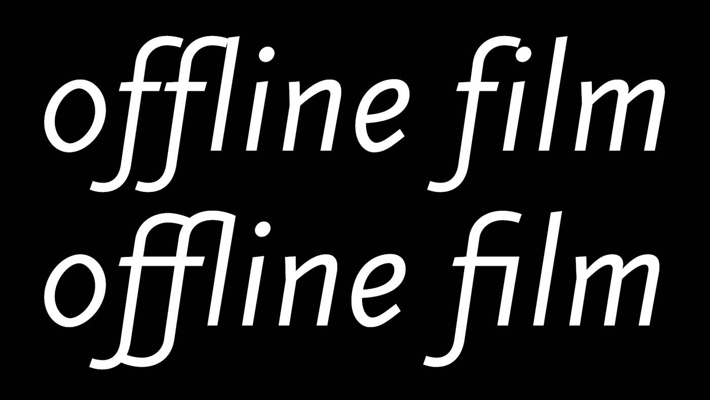 Typeface sans adtypo font Ligatures typography   clean Sharp type typedesign
