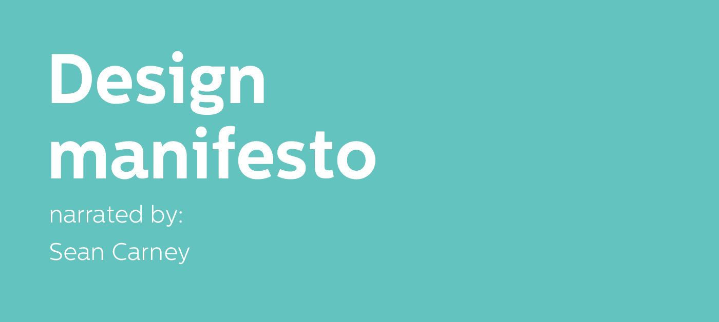 Philips design manifesto 2D 3D flat motion graphics icons