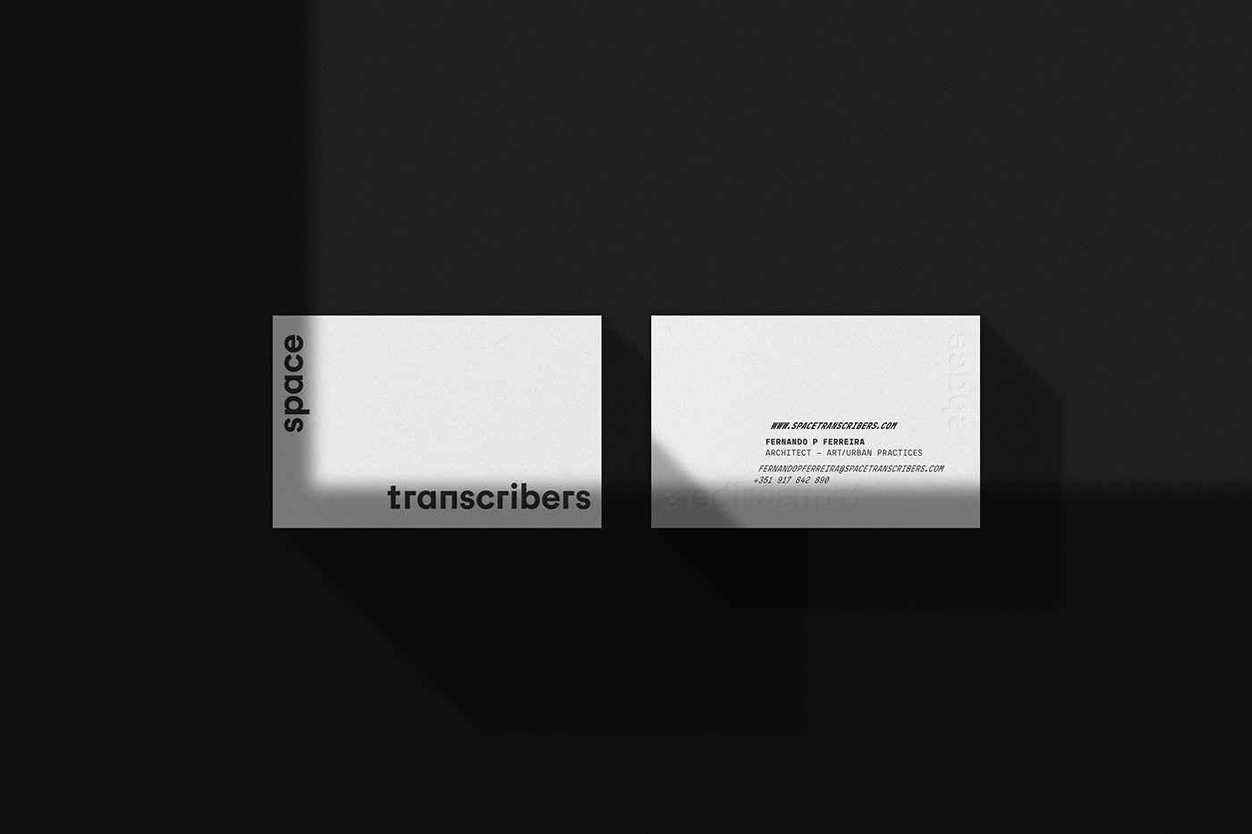 another collective Space Transcribers branding  architecture graphic design  Logotype stationary