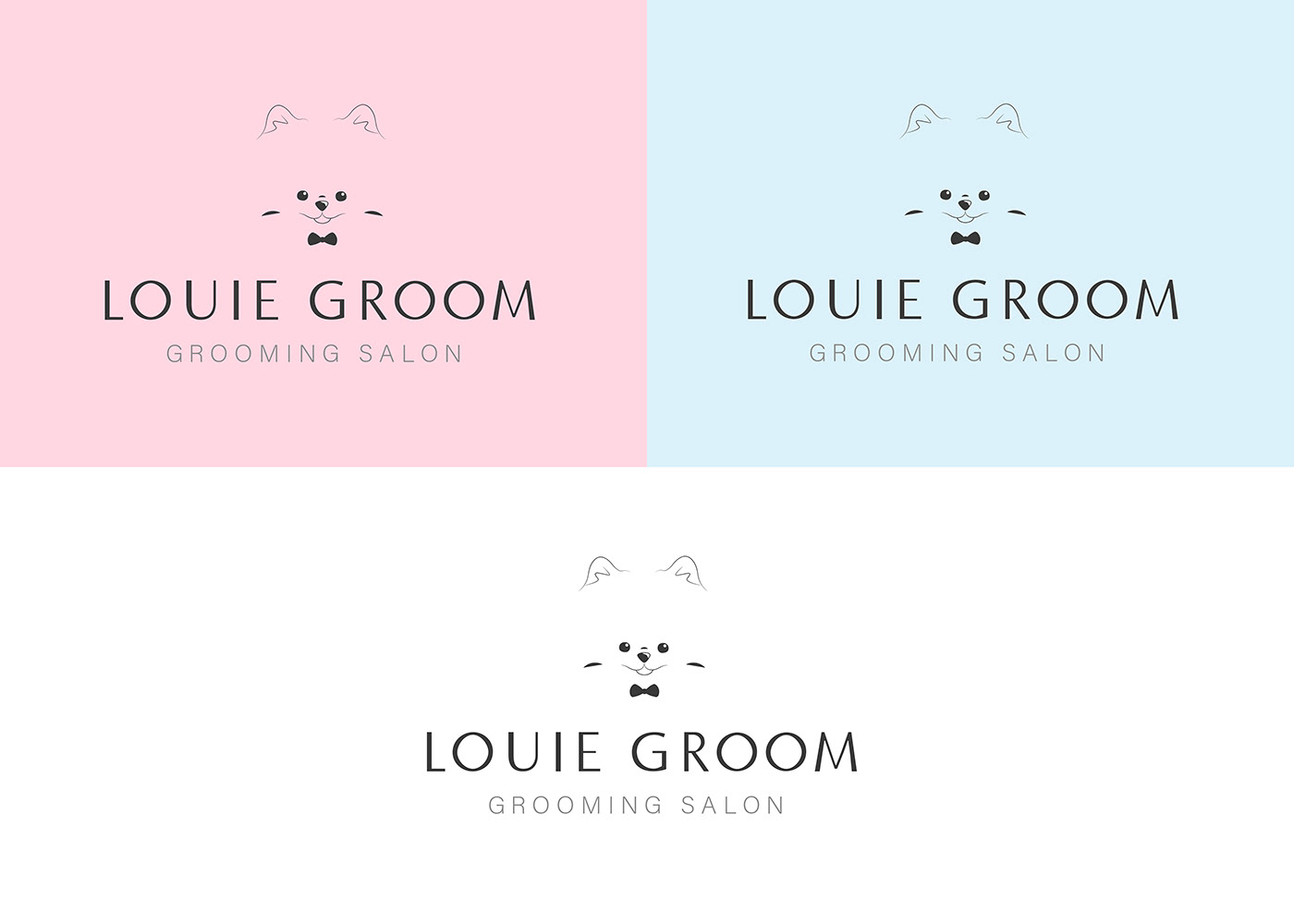 logo identity Brand Design adobe illustrator grooming brand identity Logo Design Logotype Graphic Designer dog