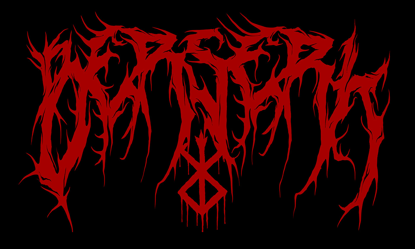 anime Berserk deathcore guts lettering Logo Design manga metallogo typography  