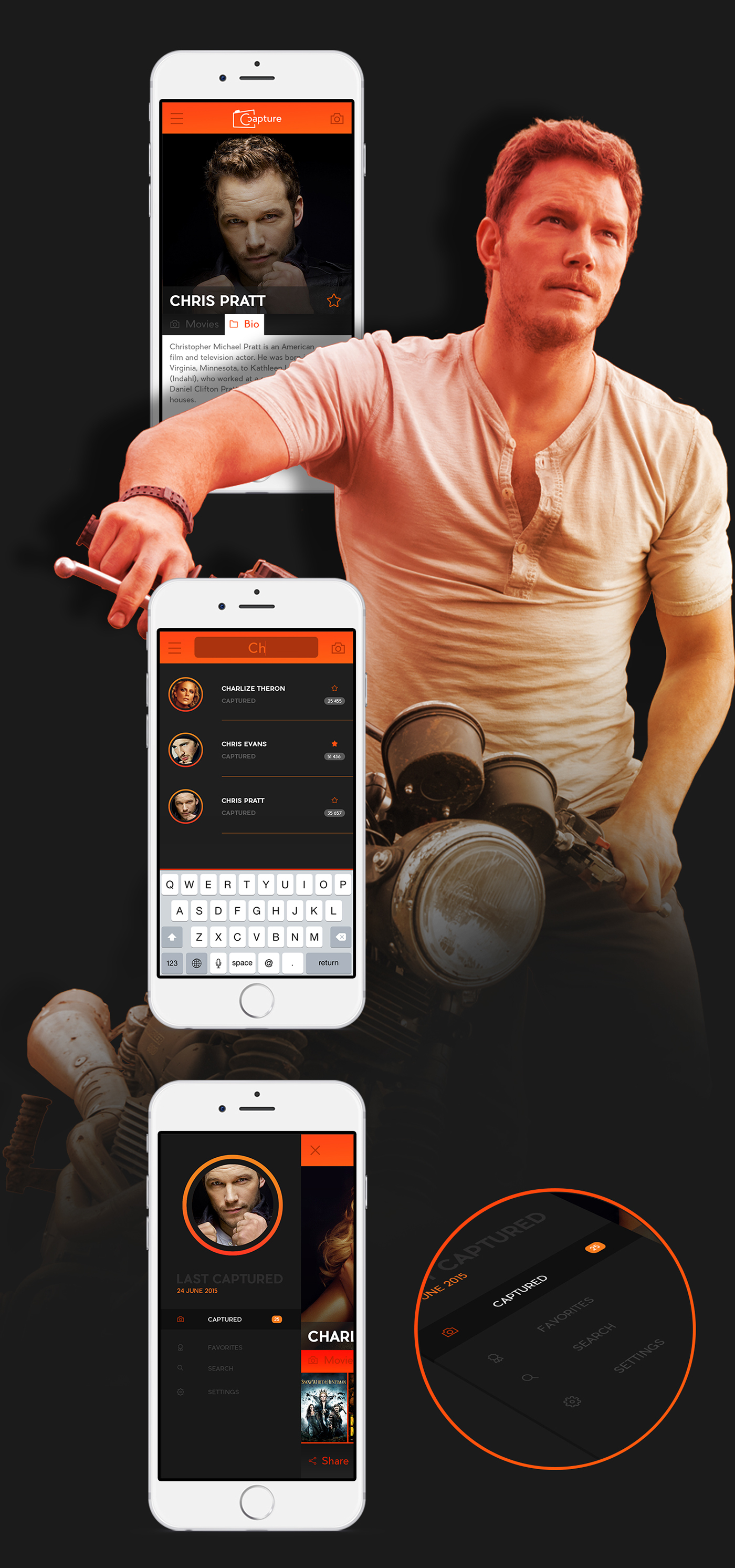 app design UI ux free Mockup template ios inspiration mobile psd tv