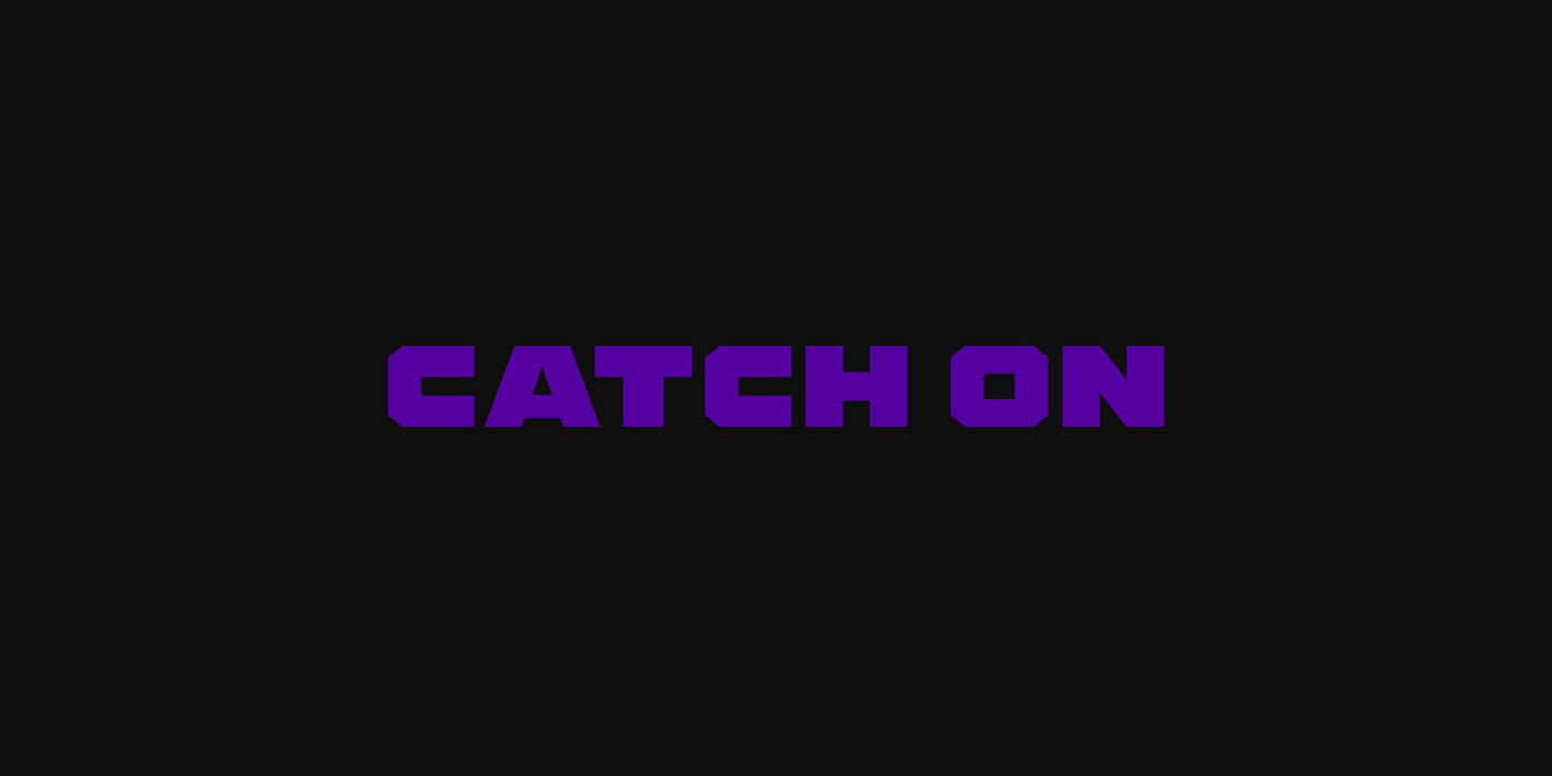 huskyfox identity BI branding  movie Channel motion graphic bold violet catch on