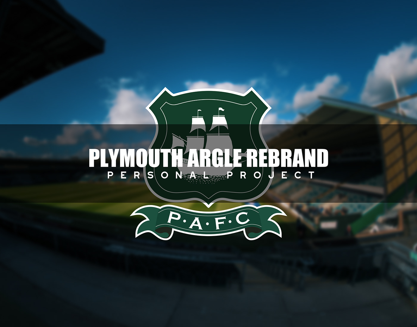 Rebrand SMSports Sports Design Social media post brand identity Graphic Designer football club rebrand Plymouth Argyle social rebrand