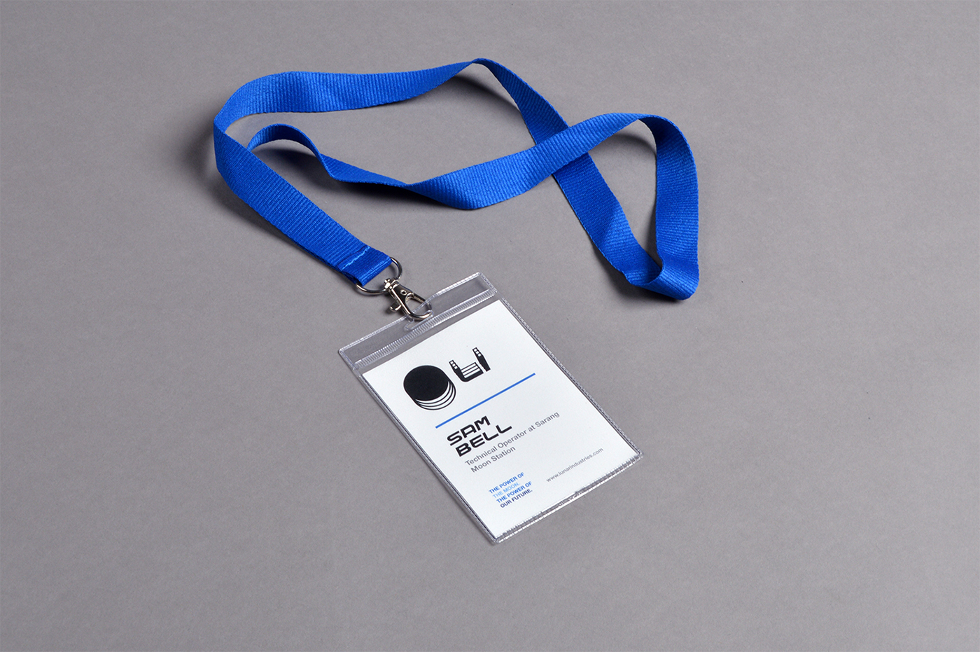 lunar Industries branding identity moon movie Typeface poster stationary manual