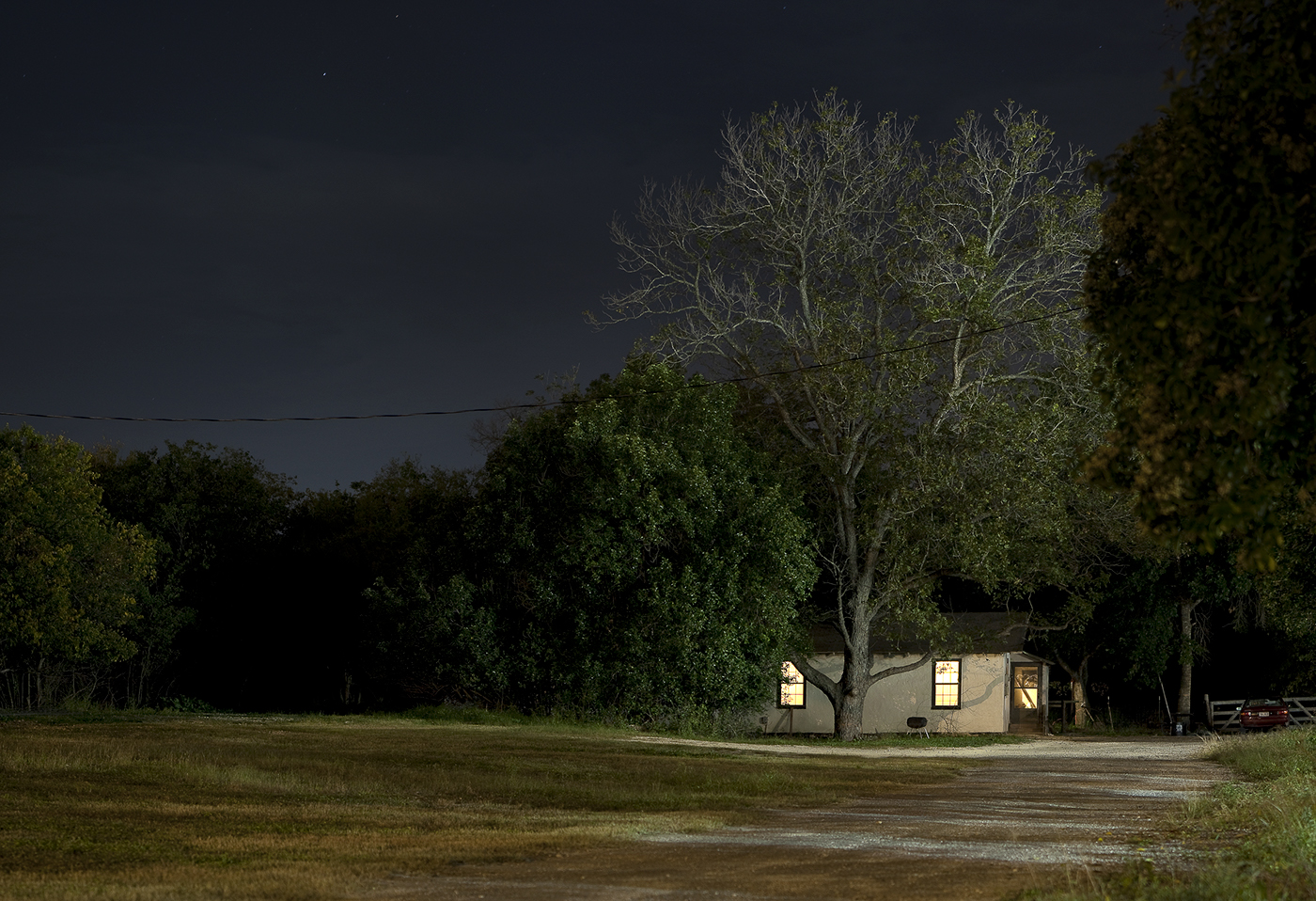 night travels texas highway abandon night photography Moody fog lighting creepy road trip