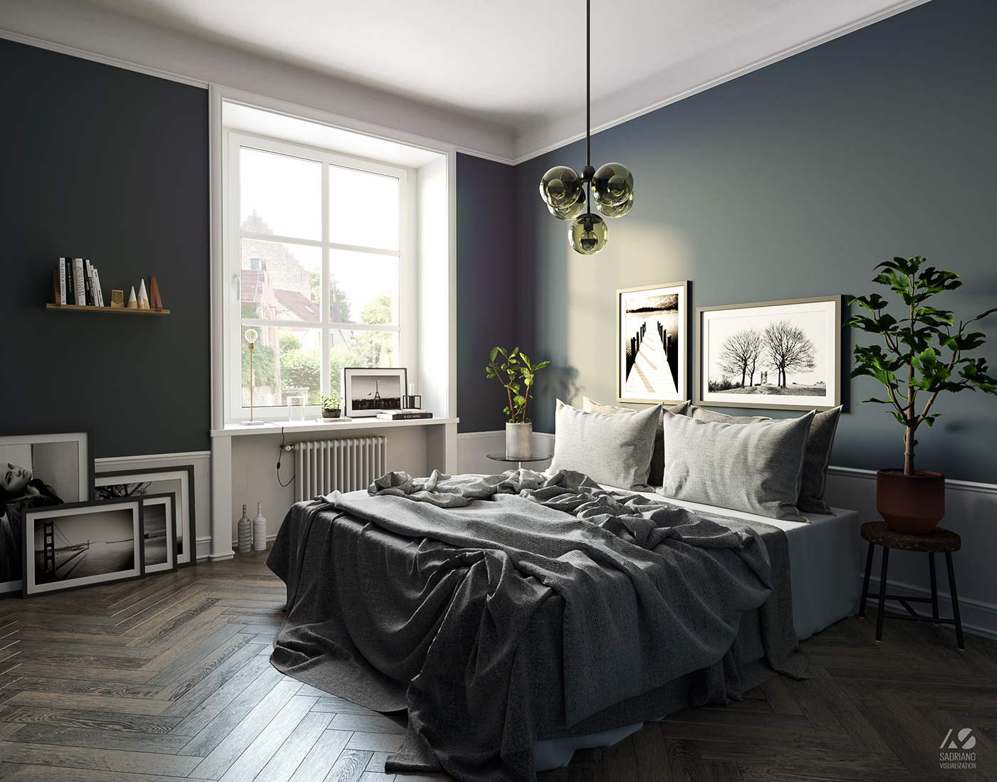  Scandinavian Bedroom  on Behance