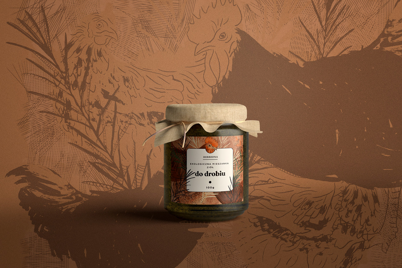 Adobe Portfolio Food  identity brand ilustration jar label Packaging product design  herbs