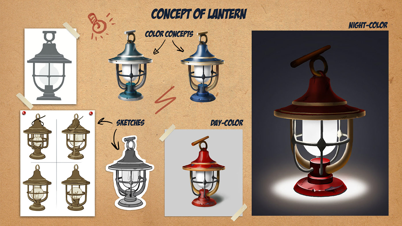 animation  Character characterdesign conceptart digitalart environment house Interior lantern sketches