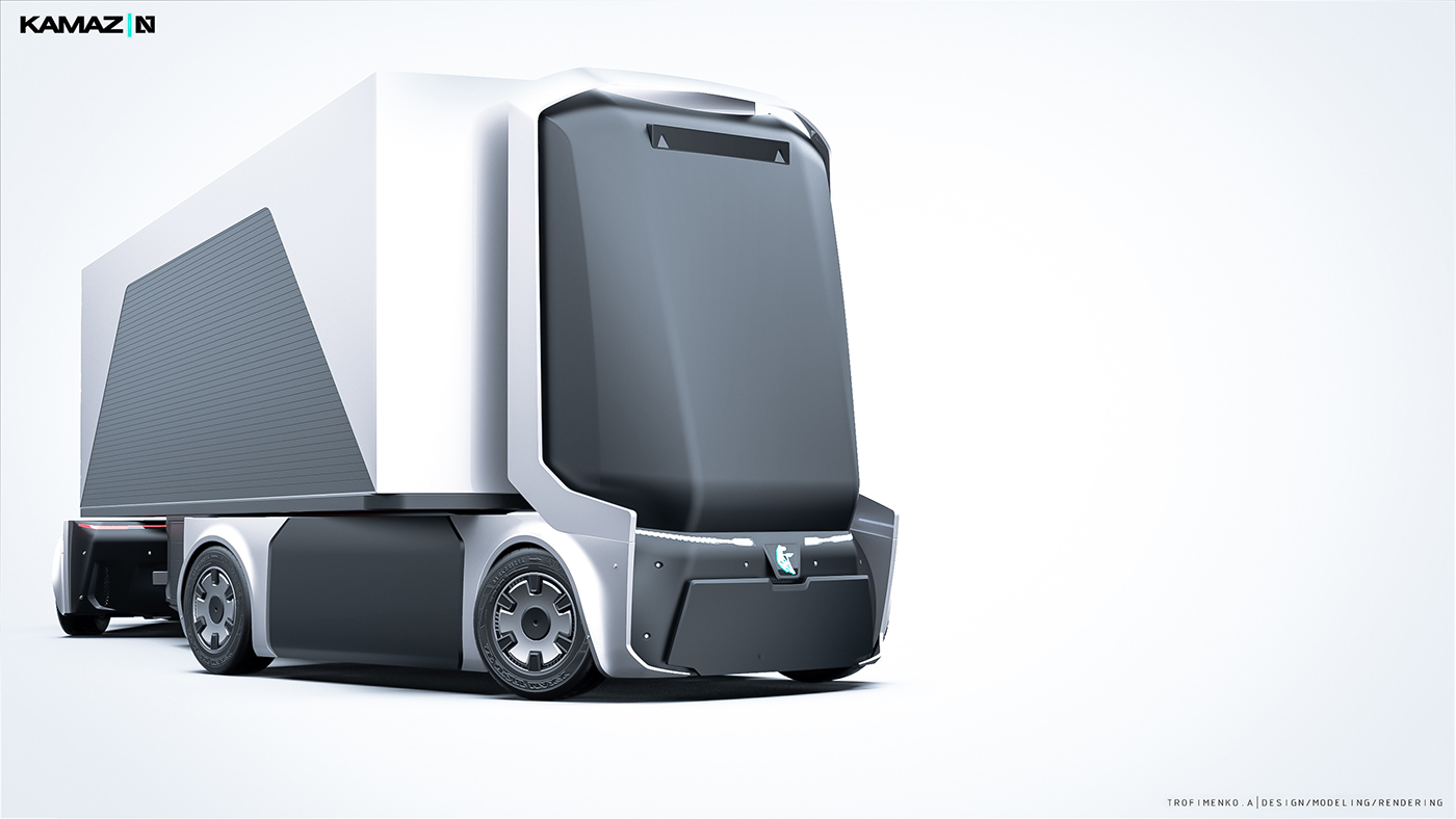 Truck concept car design kamaz modular transform