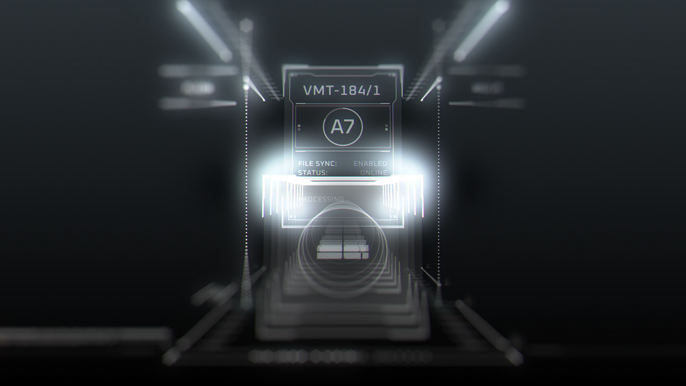 FUI futuristic holographic HUD iron man motion graphics  UI vfx motion design motiondesign