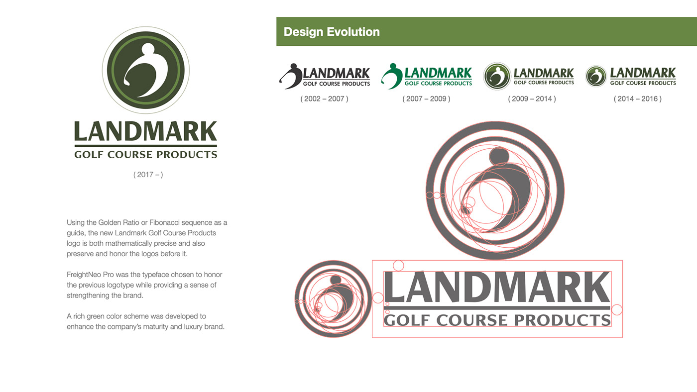 Landmark Golf Course Products | Logo Revamp