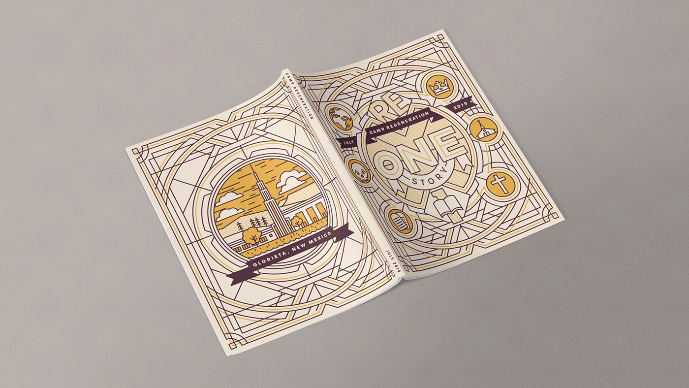 ILLUSTRATION  lines playing card design