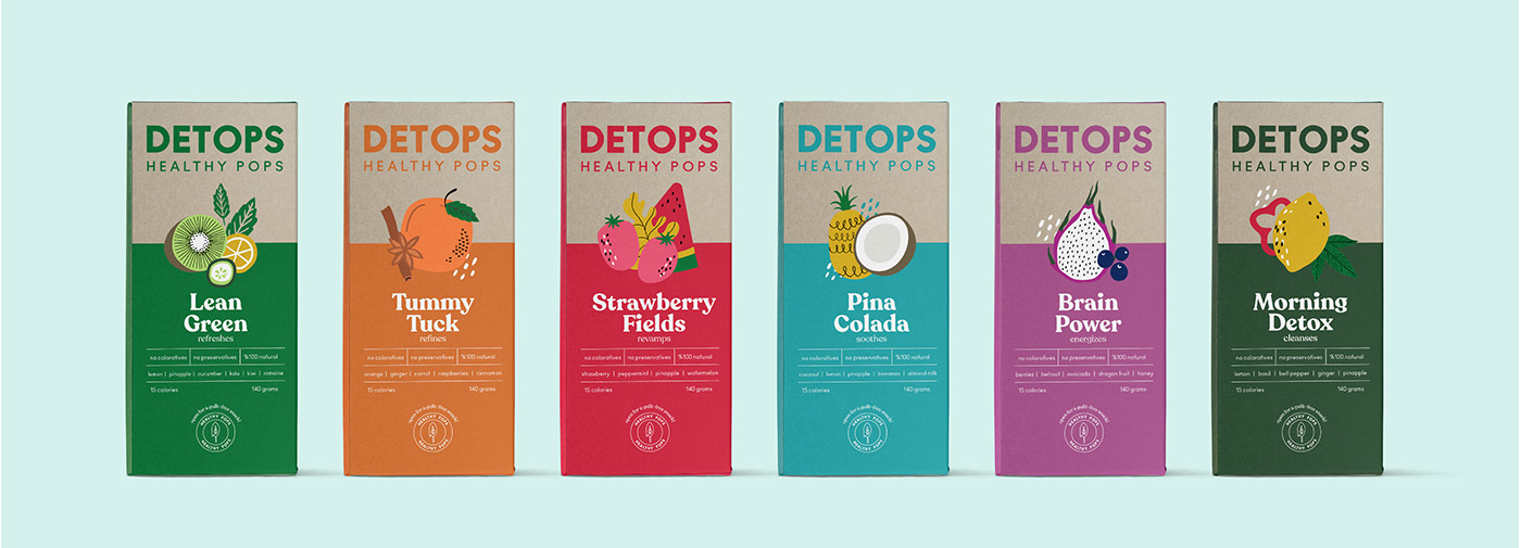 Popsicles icecream branding  Packaging illustrations typography   graphic design  visual design ice sticks