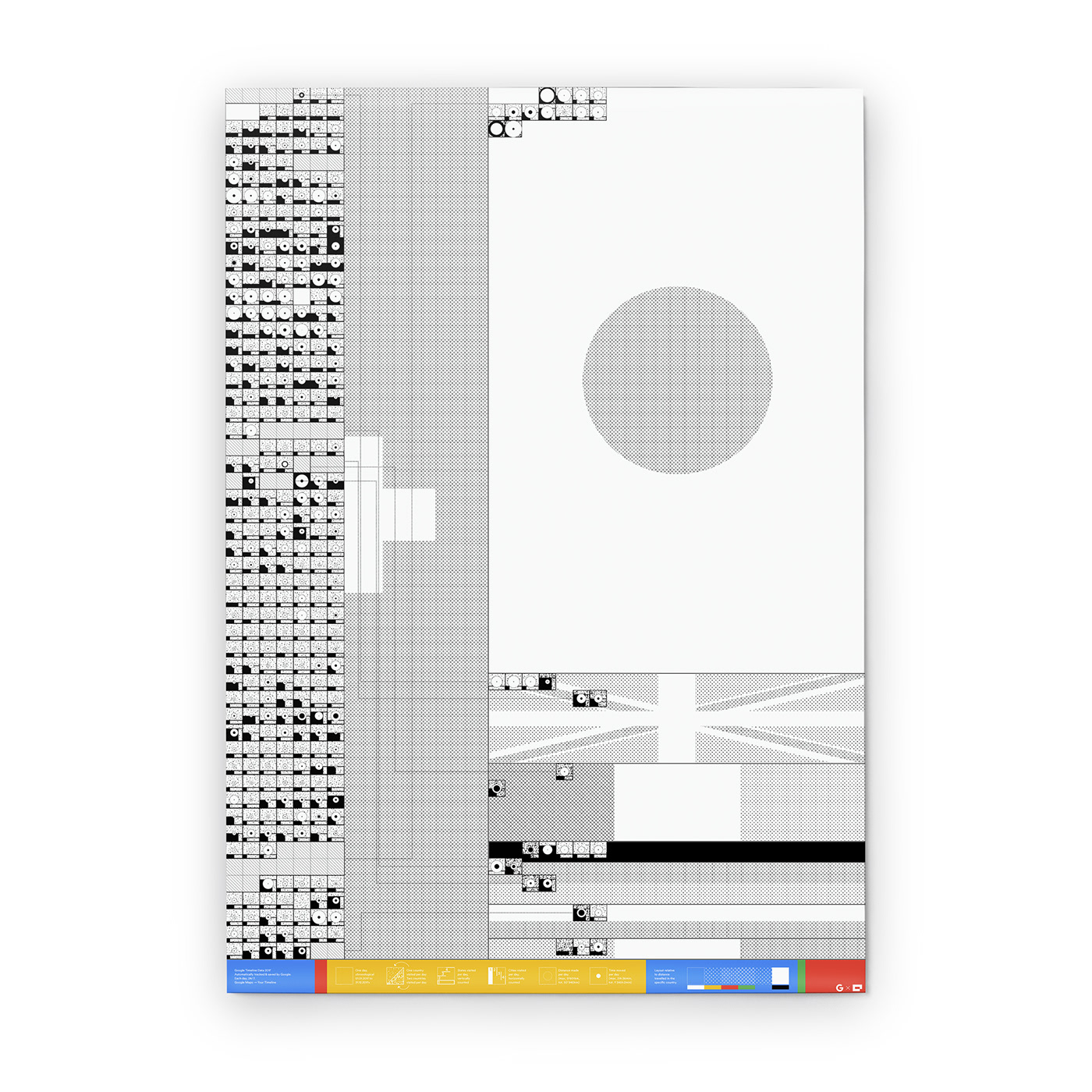 google graphic design poster print Data infographic visualisation typography  
