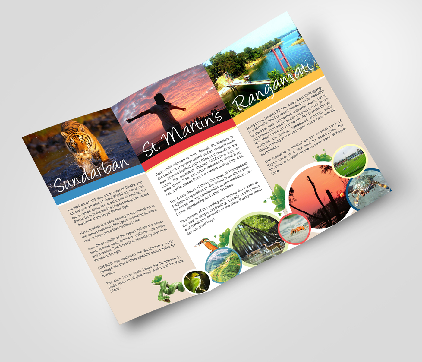 tourist leaflet design