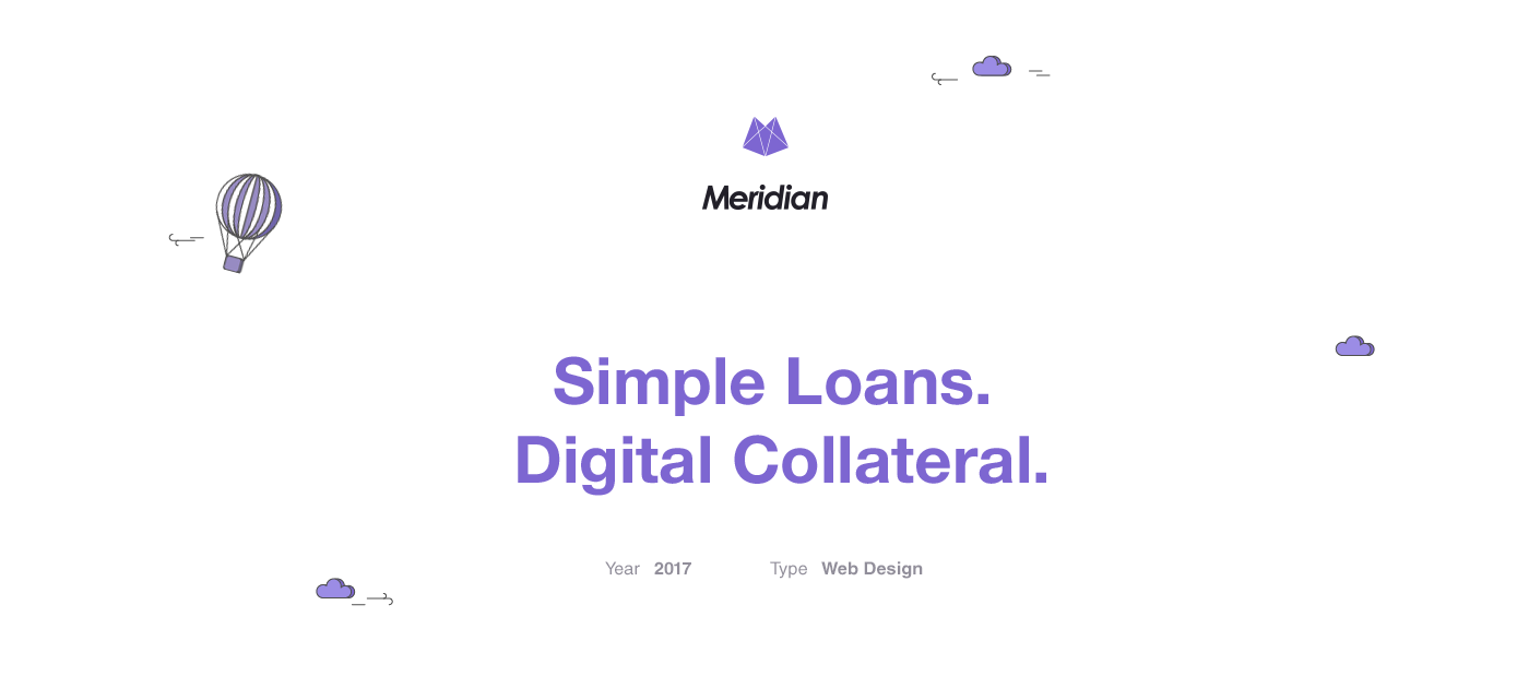 Website Web design interaction alex andrew meridian bitcoin cryptocurrency animation 