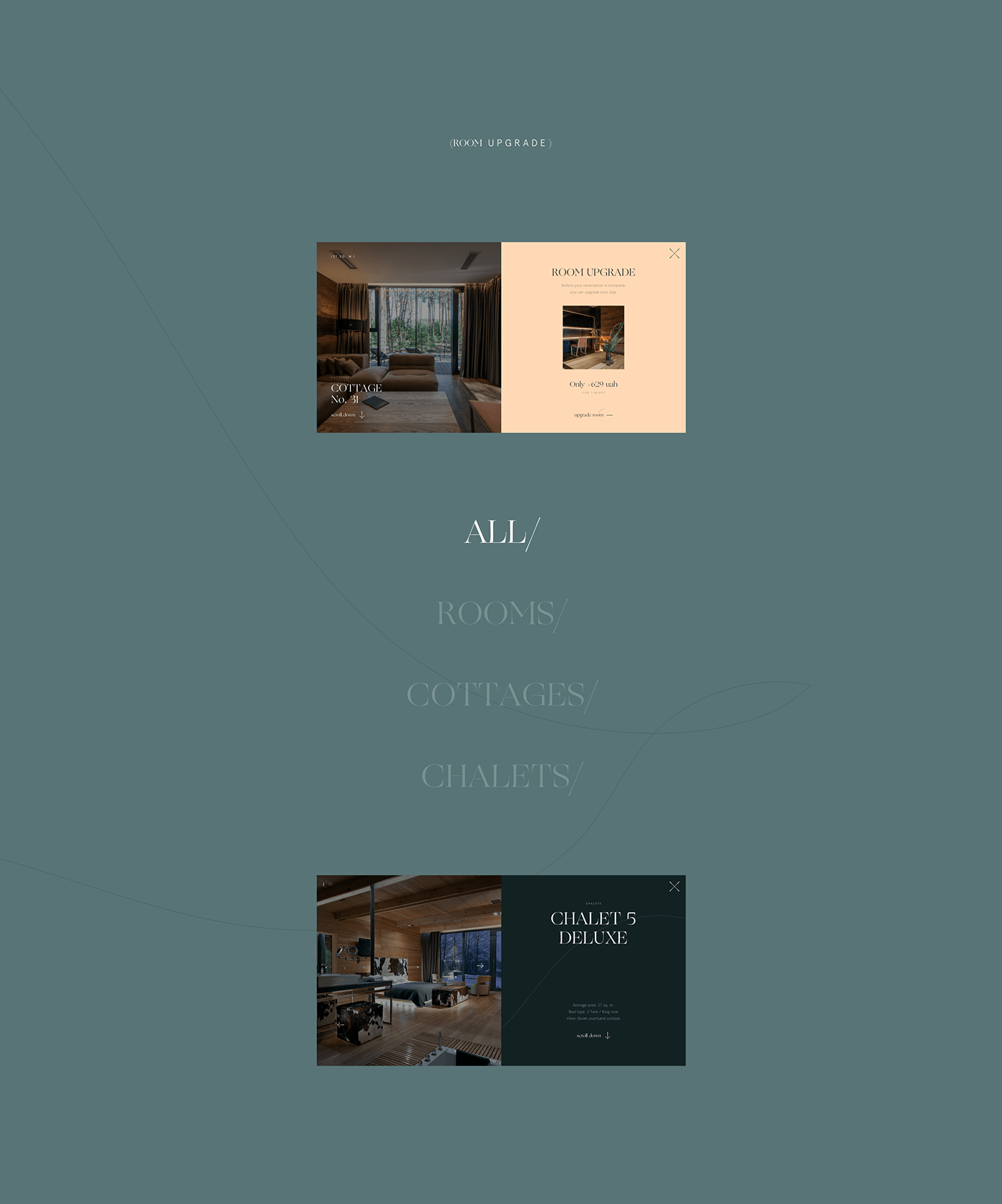 beauty Booking eco hotel motion restaurant typography   UI Wellness architecture