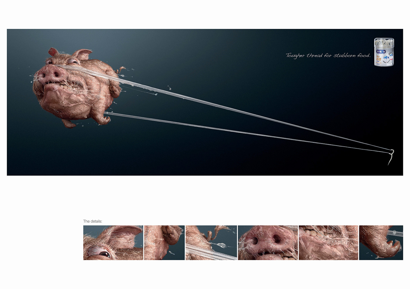 pig floss 3D animal Cannes